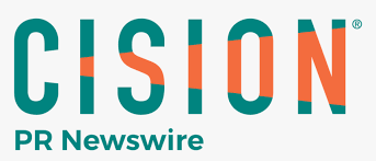 Logo of Cision PR Newswire featuring teal and orange text on a light background.