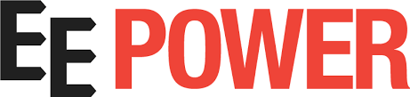 Black and red text logo displaying the words "EE POWER" with stylized mirrored "E" letters on the left.