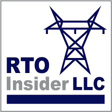 Logo of RTO Insider LLC featuring a stylized electrical tower with the text "RTO Insider LLC" beside it.