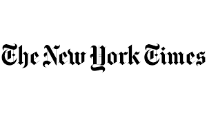 Logo of The New York Times in blackletter font on a white background.