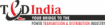 T&D India logo with the tagline "Your Bridge to the Power Transmission & Distribution Industry" in black, red, and gray text.
